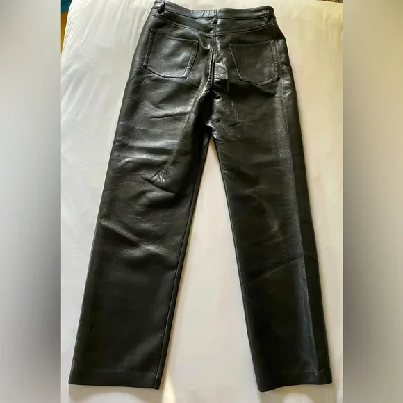 Aritzia women’s vegan leather Melina pants - Picture 4 of 6